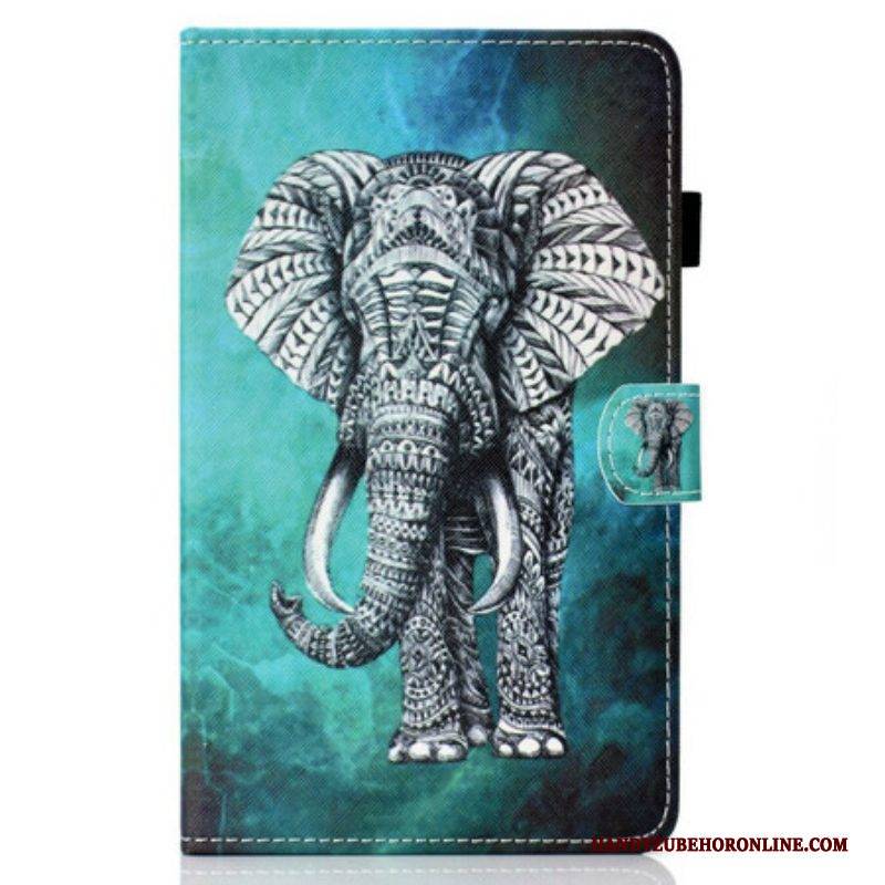 Flip Case Für Samsung Galaxy Tab S8 / Tab S7 Stammeselefant