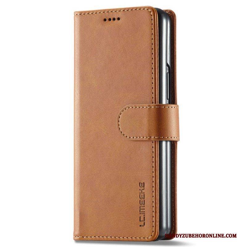 Flip Case Für Samsung Galaxy Z Fold 4 Lc. Imeeke Klassisches Kunstleder