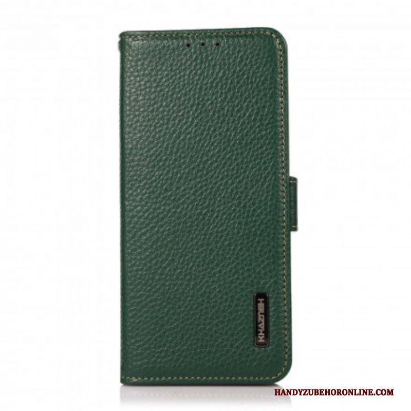 Flip Case Für Sony Xperia 1 III Lychee-leder Khazneh Rfid
