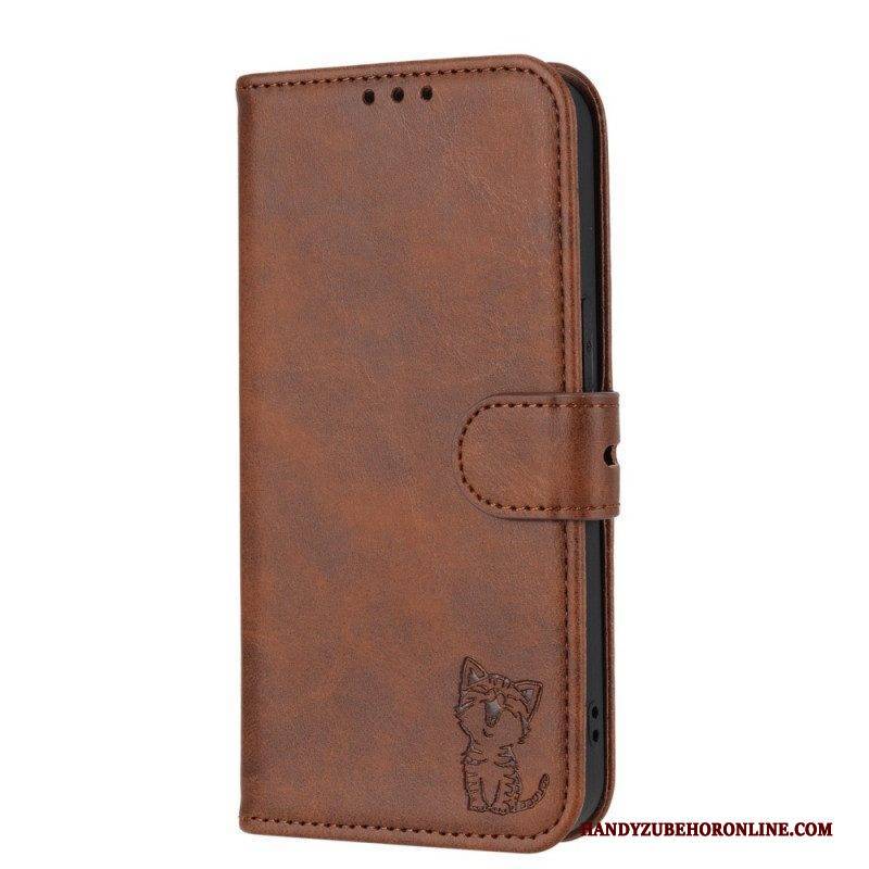 Flip Case Für Sony Xperia 10 IV Kleines Kätzchen