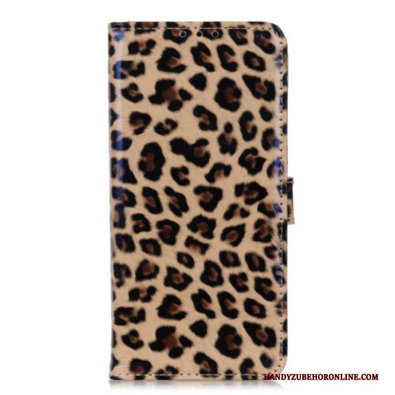Flip Case Für Xiaomi 12T / 12T Pro Leopardenfell-stil