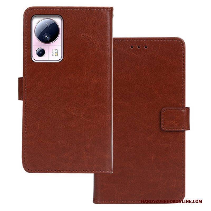Flip Case Für Xiaomi 13 Lite Kunstleder Idewei