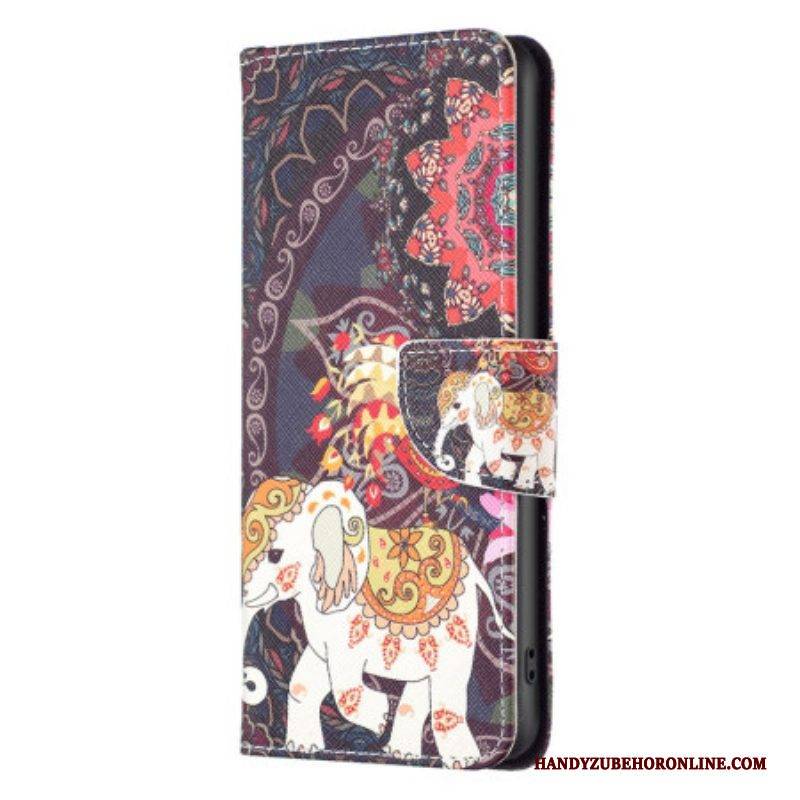 Flip Case Für Xiaomi 13 Lite Stammeselefant
