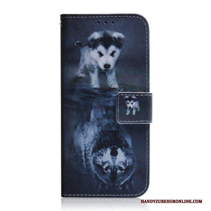 Flip Case Für Xiaomi Redmi Note 10 5G Ernesto Der Wolf