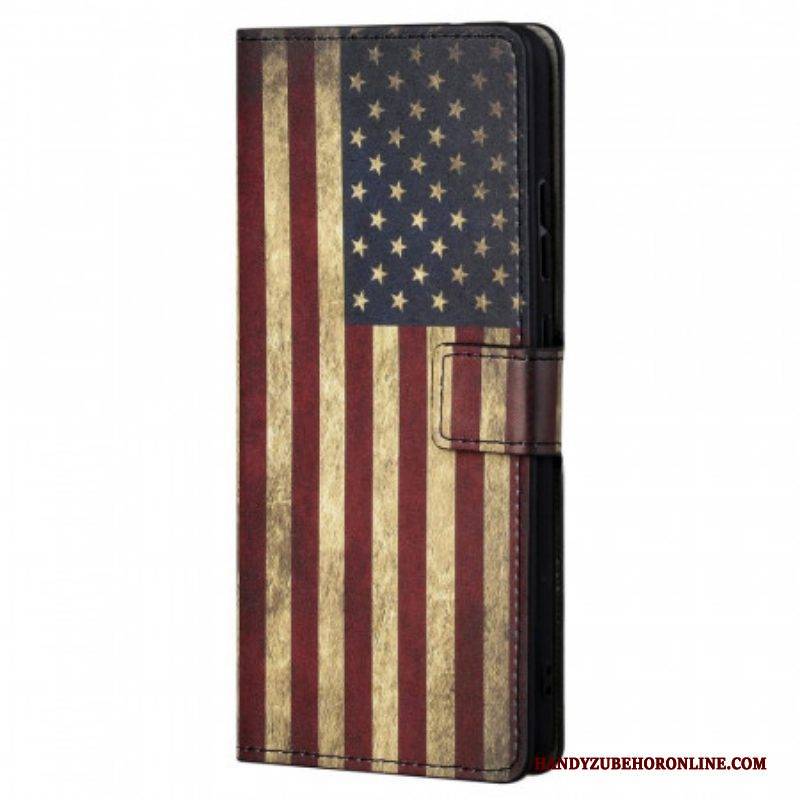Flip Case Für Xiaomi Redmi Note 11 / 11S Amerikanische Flagge