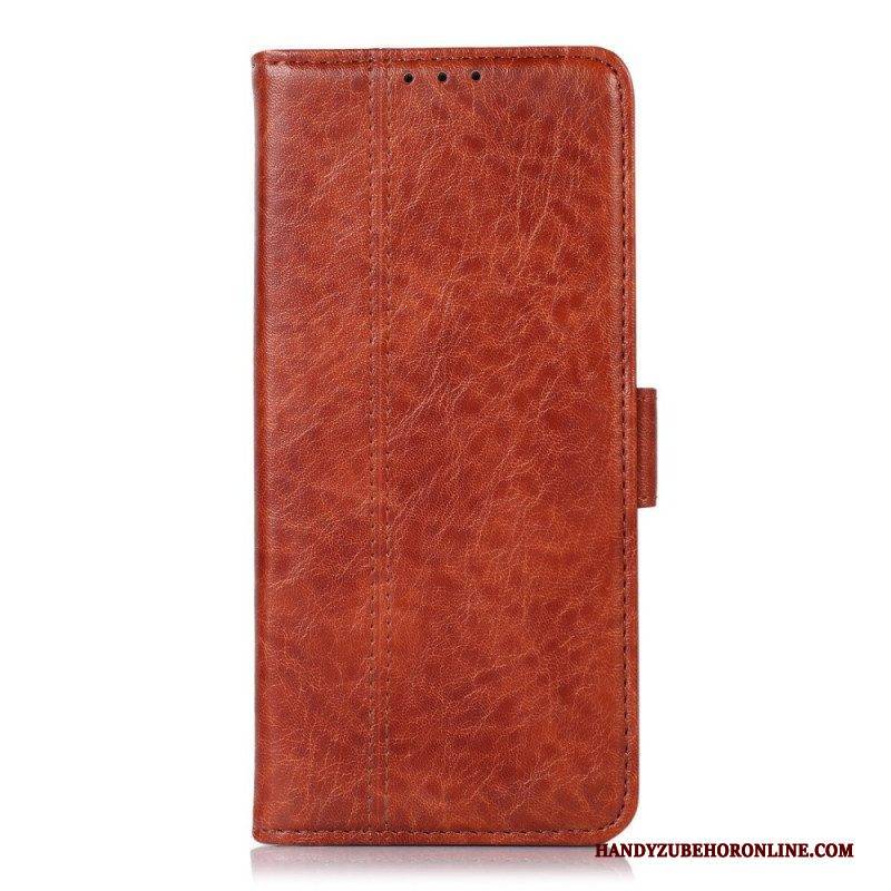Flip Case Für Xiaomi Redmi Note 11 / 11S Dezente Nähte