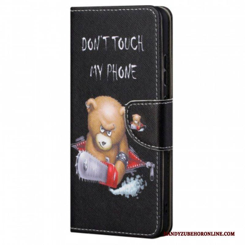 Flip Case Für Xiaomi Redmi Note 11 / 11S Gefährlicher Bär