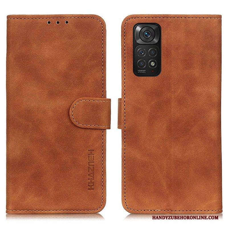 Flip Case Für Xiaomi Redmi Note 11 / 11S Khazneh Vintage-ledereffekt