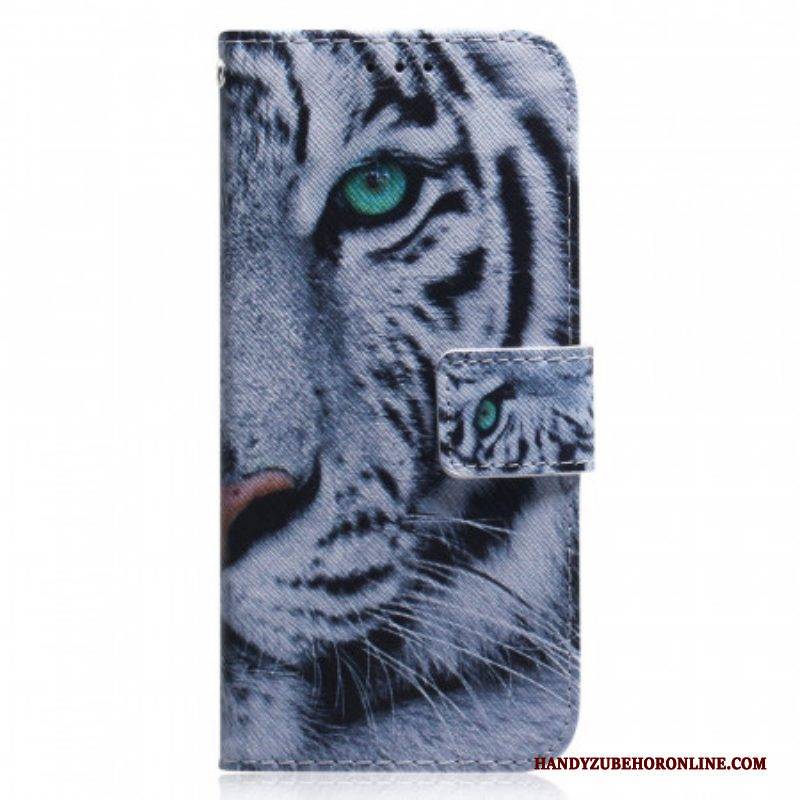 Flip Case Für Xiaomi Redmi Note 11 / 11S Tigergesicht