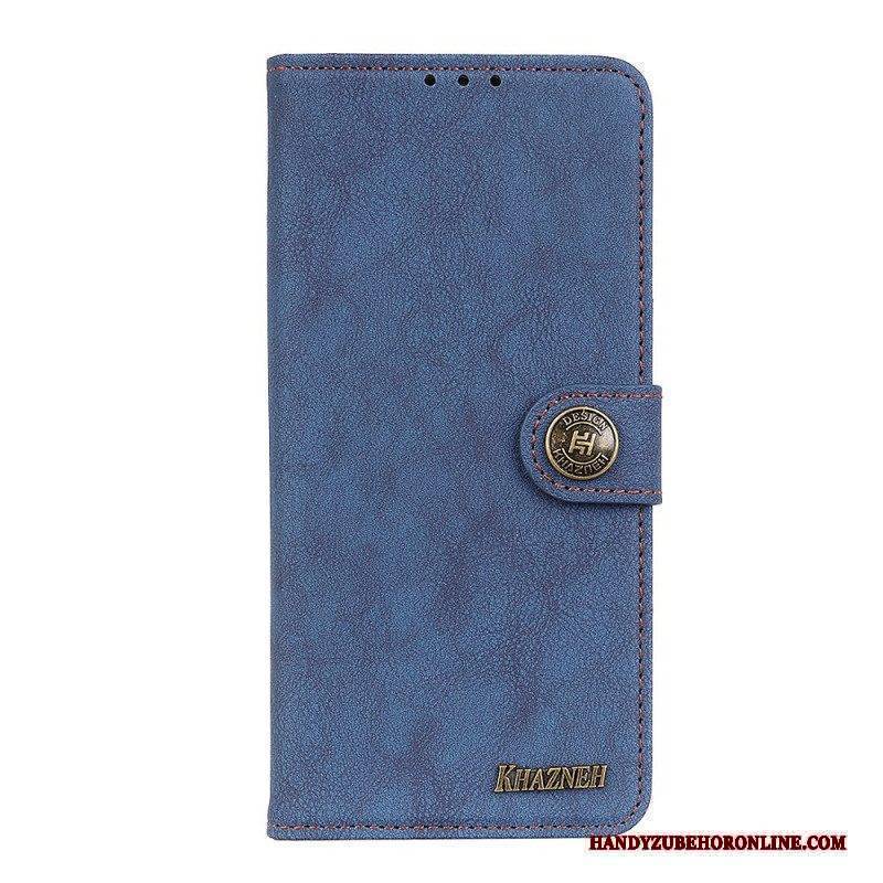 Flip Case Für Xiaomi Redmi Note 11 Pro / 11 Pro 5G Khazneh Retro-split-kunstleder
