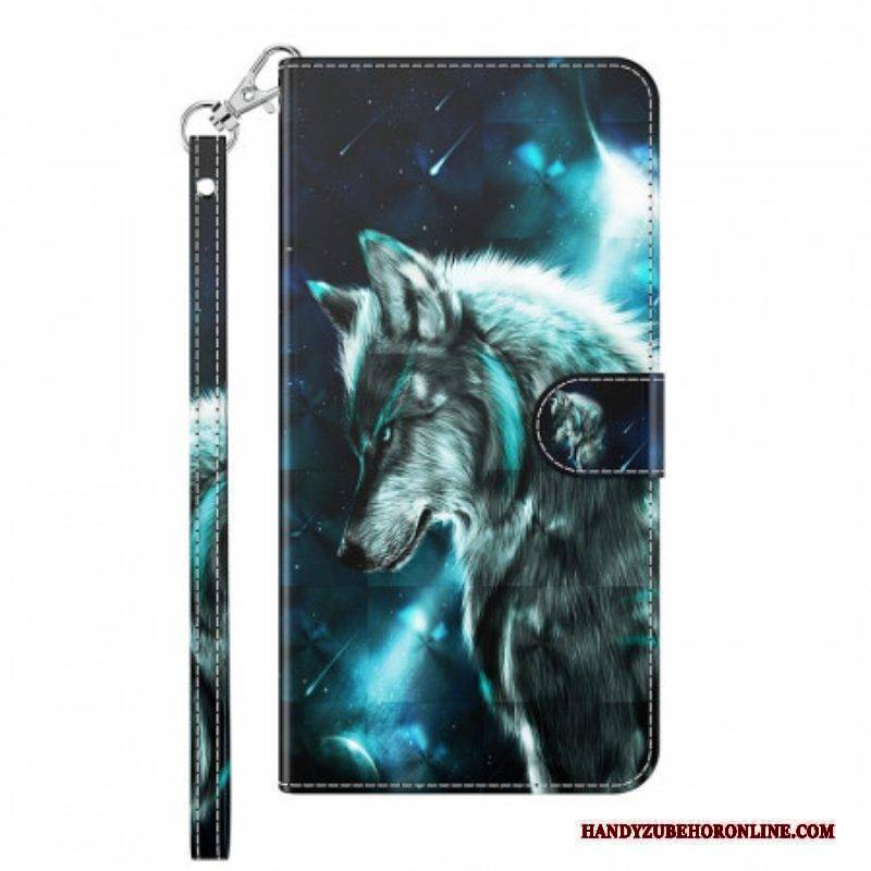 Flip Case Für Xiaomi Redmi Note 11 Pro / 11 Pro 5G Majestätischer Wolf