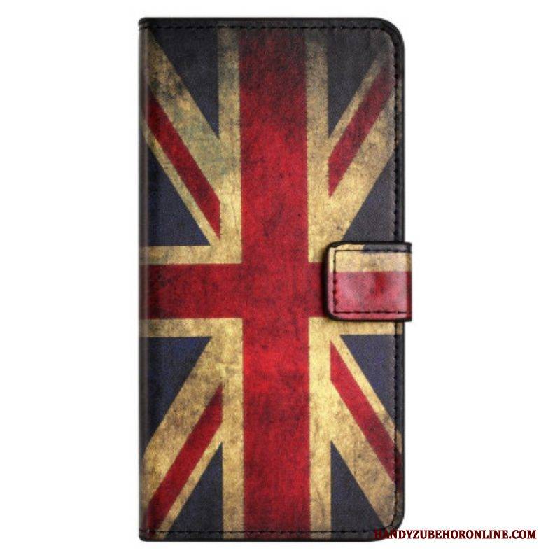Flip Case Für Xiaomi Redmi Note 12 4G Englische Flagge