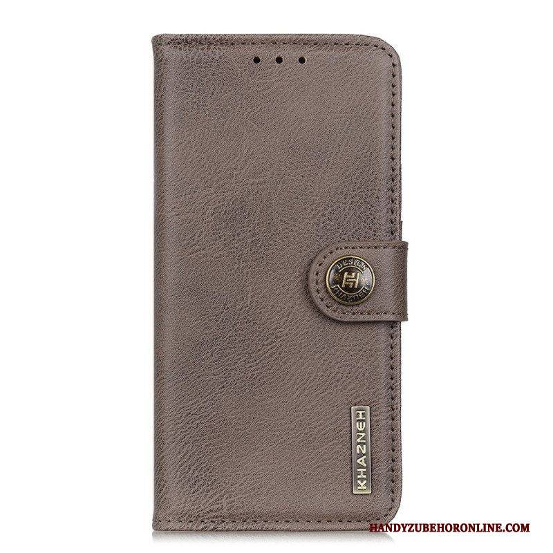 Flip Case Für Xiaomi Redmi Note 12 4G Kunstleder Retro Khazneh