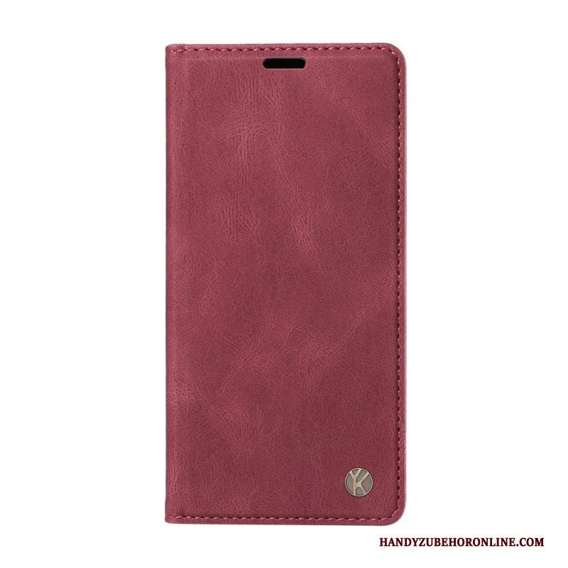 Flip Case Für Xiaomi Redmi Note 15 5g Yikatu-wildlederoptik
