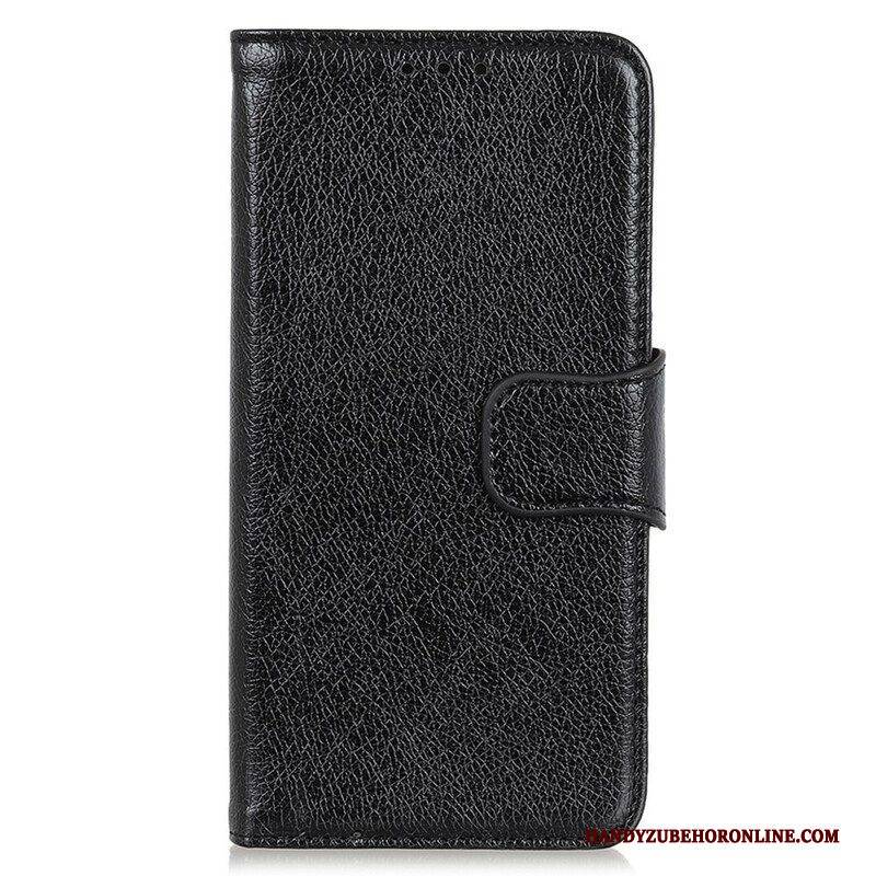 Flip Case Für iPhone 13 Pro Gespaltenes Nappaleder
