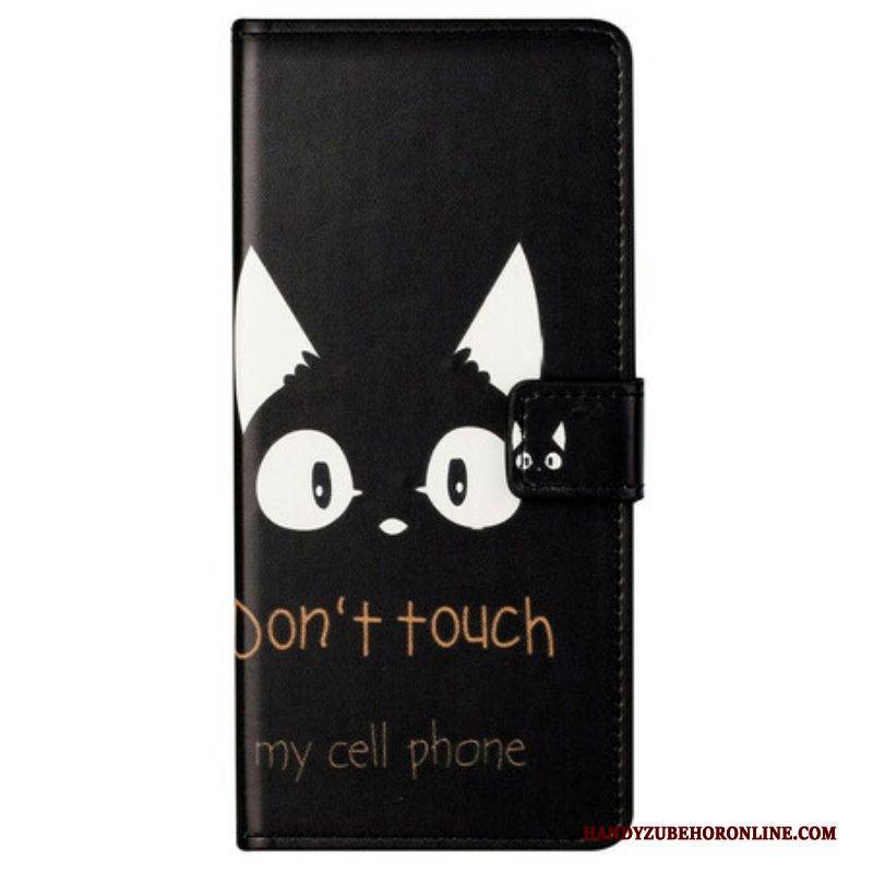 Flip Case Für iPhone 13 Pro Max Berühren Sie Nicht Mein Handy