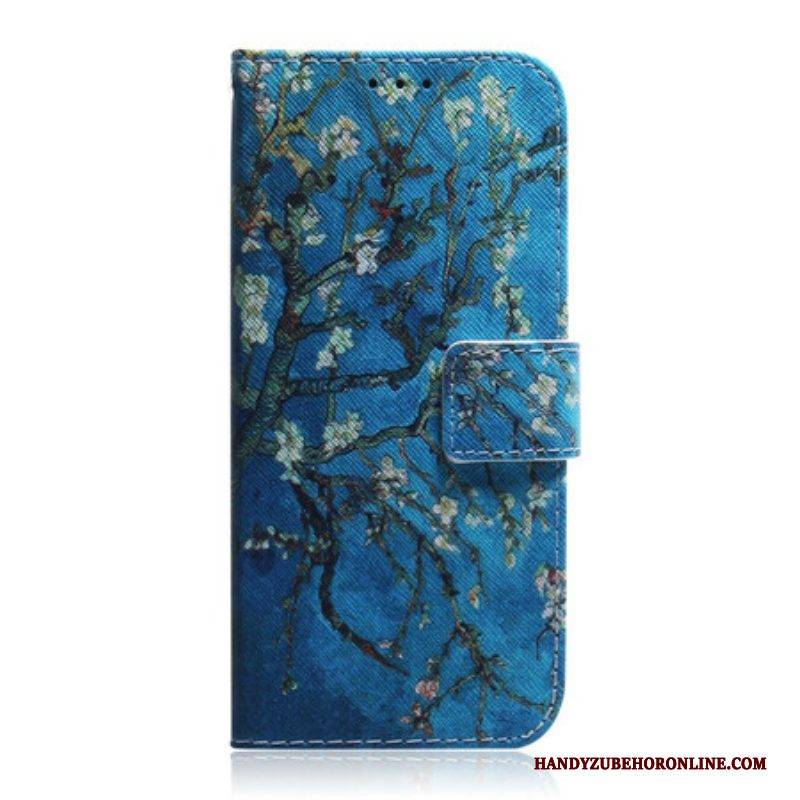 Flip Case Für iPhone 13 Pro Max Blühender Baumzweig
