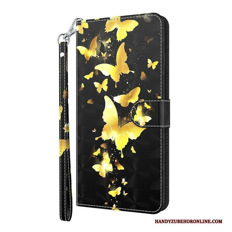 Flip Case Für iPhone 13 Pro Schmetterlinge