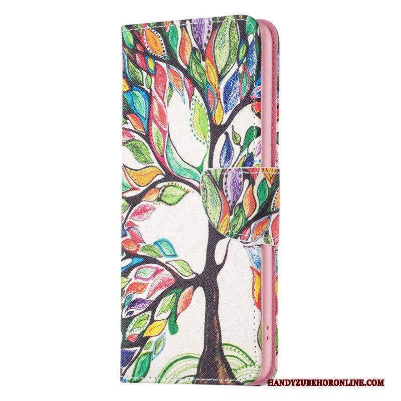 Flip Case Für iPhone 15 Baum