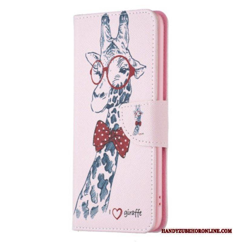 Flip Case Für iPhone 15 Plus Intello-giraffe