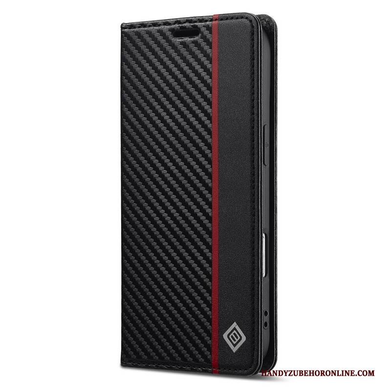 Flip Case Für iPhone Air Carbonfaser Lc.imeeke