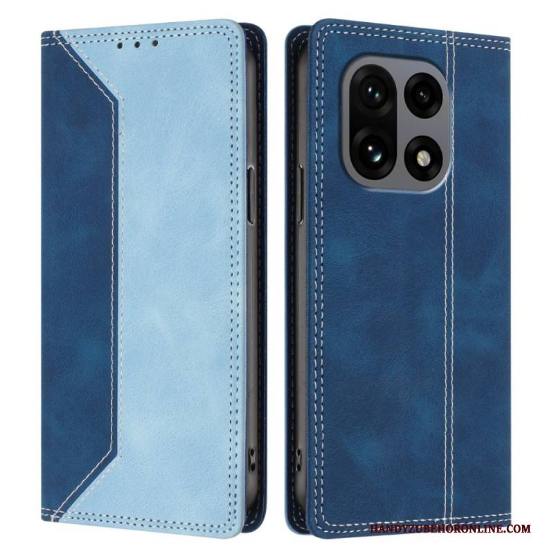 Flip Case Oneplus 15 Handyhülle Zweifarbiger Rfid-schutz