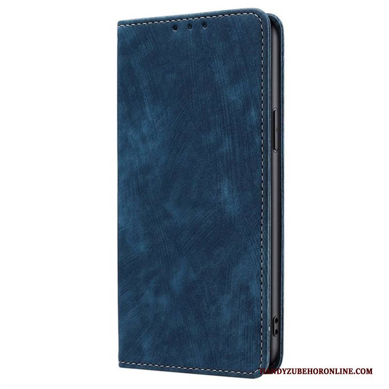 Flip Case Realme C71 Handyhülle Wildleder-optik