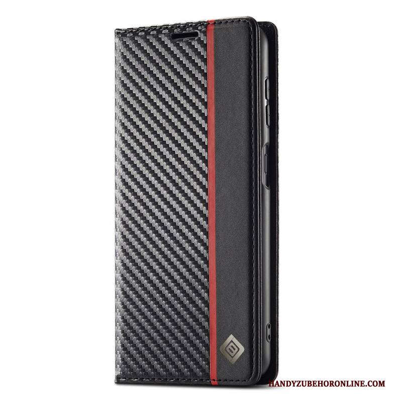 Flip Case Samsung Galaxy A17 4g / 5g Handyhülle Lc.imeeke Carbonfaser