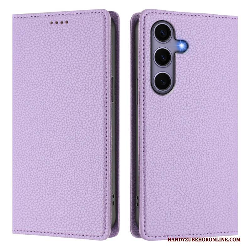 Flip Case Samsung Galaxy S25 5g Handyhülle Rfid-schutz Durch Litschi-textur