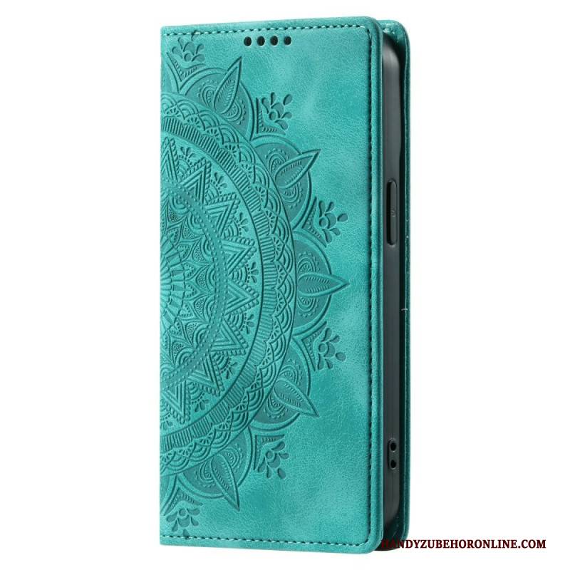 Flip Case Samsung Galaxy S26 Ultra Handyhülle Mandala-wildlederoptik