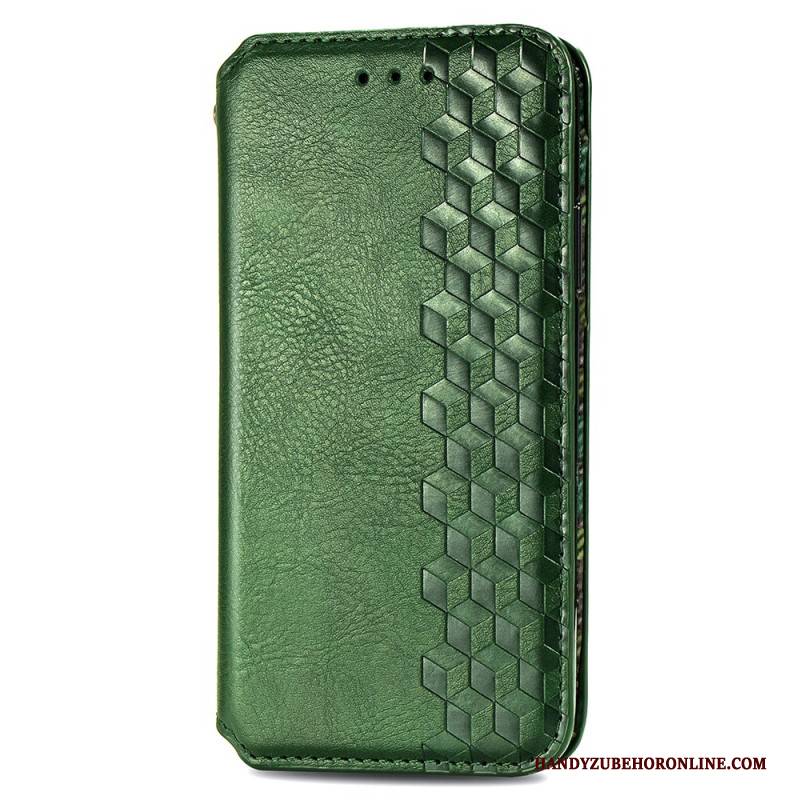 Flip Case Vivo V40 5g Handyhülle Wildlederoptik Mit Rautenmuster