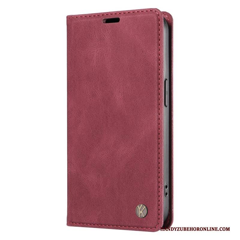 Flip Case Xiaomi 15 Handyhülle Yikatu Wildleder-effekt