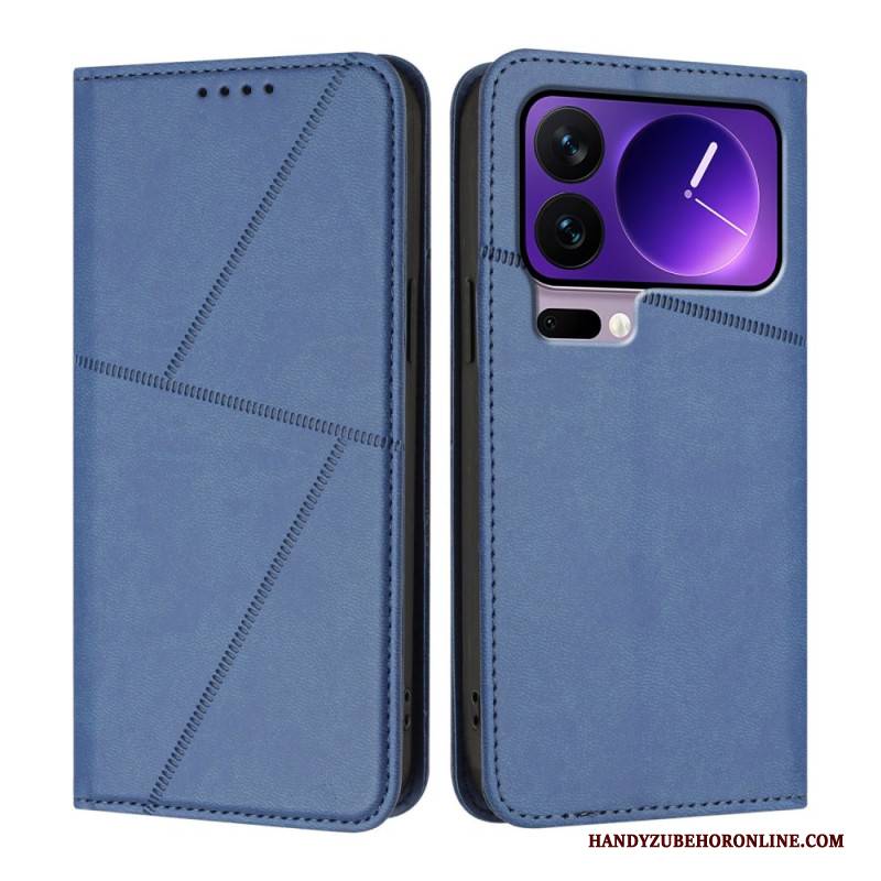 Flip Case Xiaomi 17 Pro Handyhülle Liniendesign