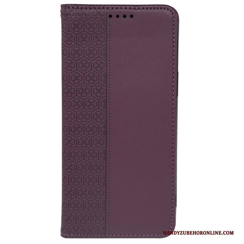 Flip Case Xiaomi 17 Pro Max Handyhülle Vierblättriges Muster Kleeblätter