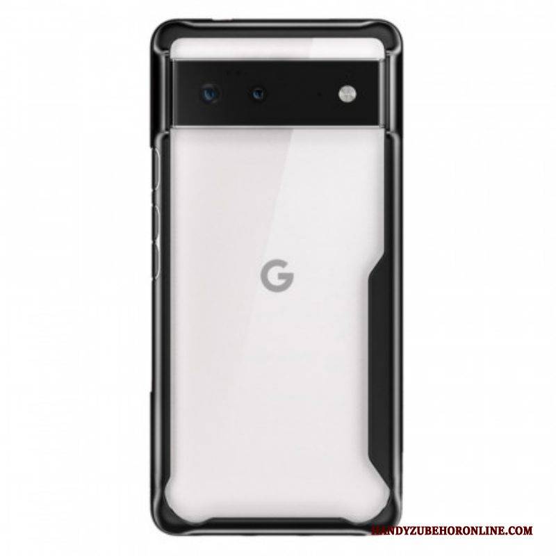 Handyhülle Für Google Pixel 6 Hybrid Mit Abgeschrägter Kante