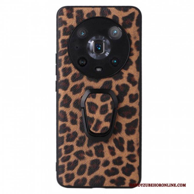 Handyhülle Für Honor Magic 4 Pro Leopard Mit Ringunterstützung