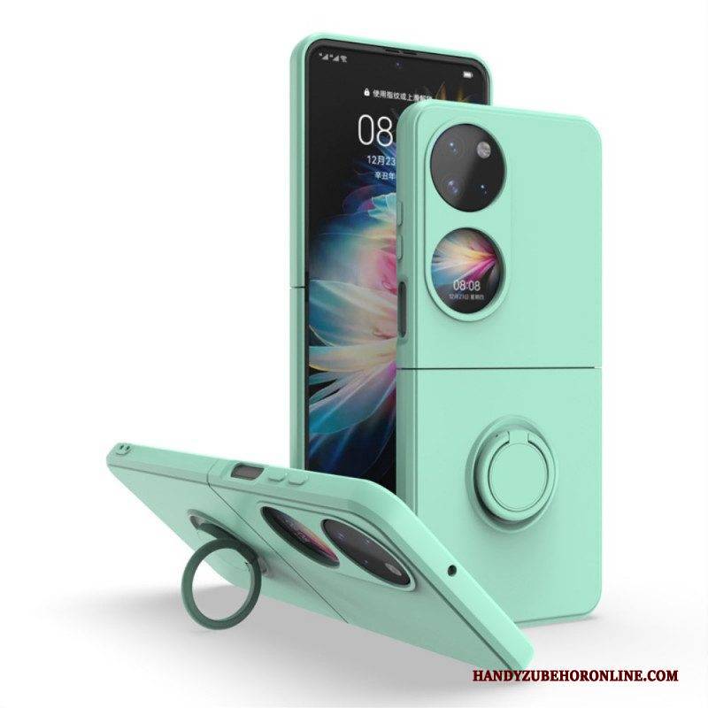 Handyhülle Für Huawei P50 Pocket Mate Mit Ring-unterstützung