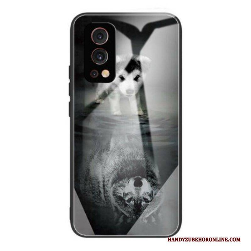 Handyhülle Für OnePlus Nord 2 5G Puppy Dream Gehärtetes Glas