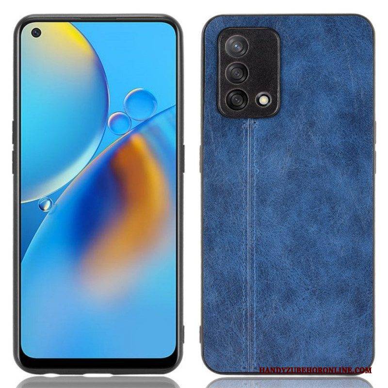 Handyhülle Für Oppo A74 4G Stil: Ledernähte