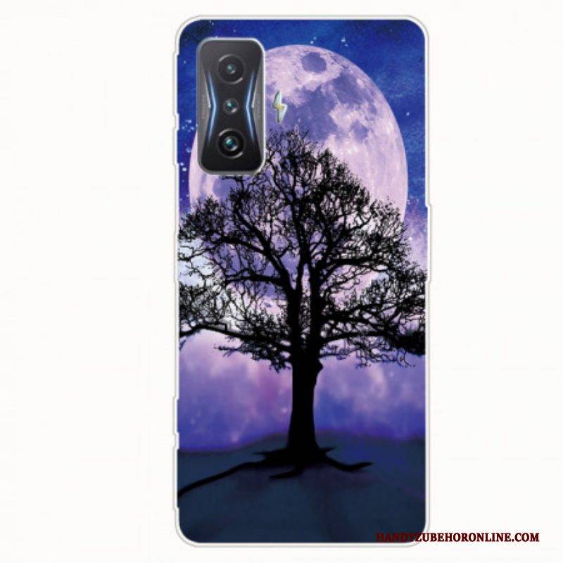 Handyhülle Für Poco F4 GT Baum Und Mond