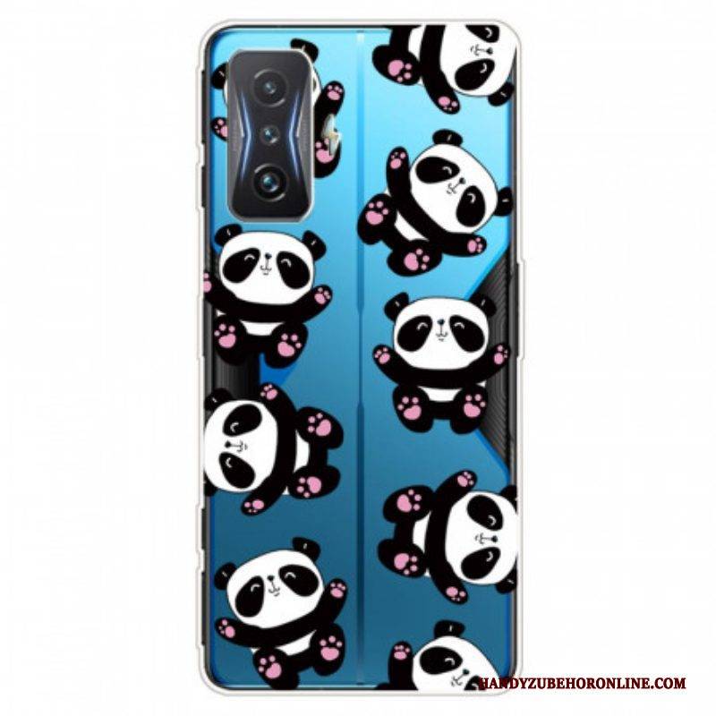Handyhülle Für Poco F4 GT Nahtlose Mehrere Pandas