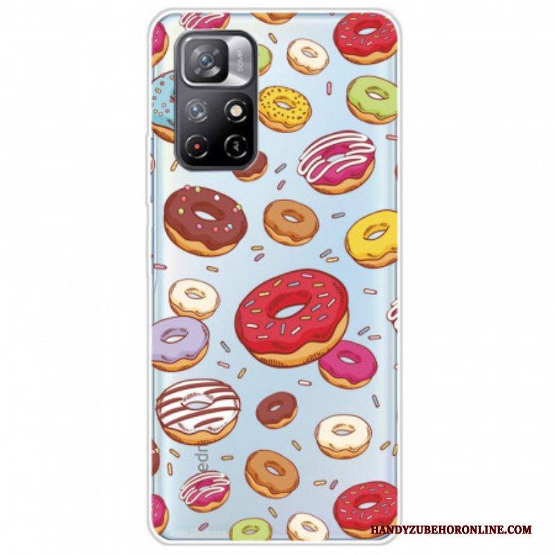 Handyhülle Für Poco M4 Pro 5G Ich Liebe Donuts