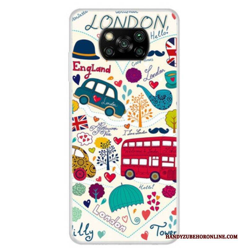 Handyhülle Für Poco X3 / X3 Pro / X3 NFC Londoner Leben