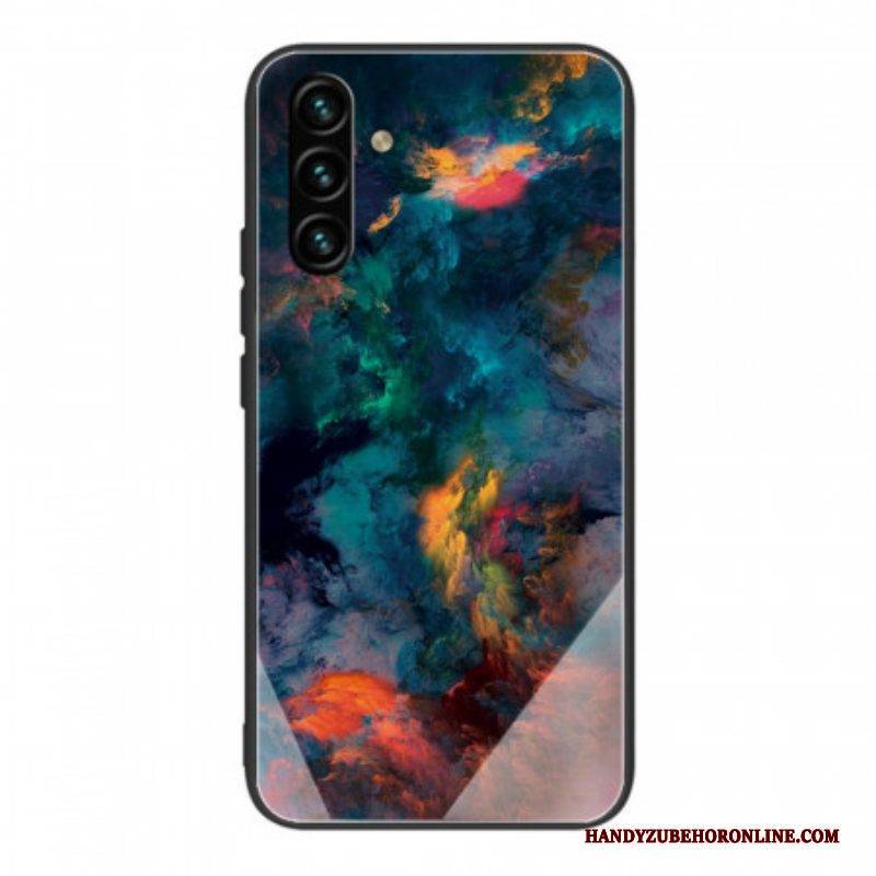 Handyhülle Für Samsung Galaxy A13 5G / A04s Himmelgehärtetes Glas