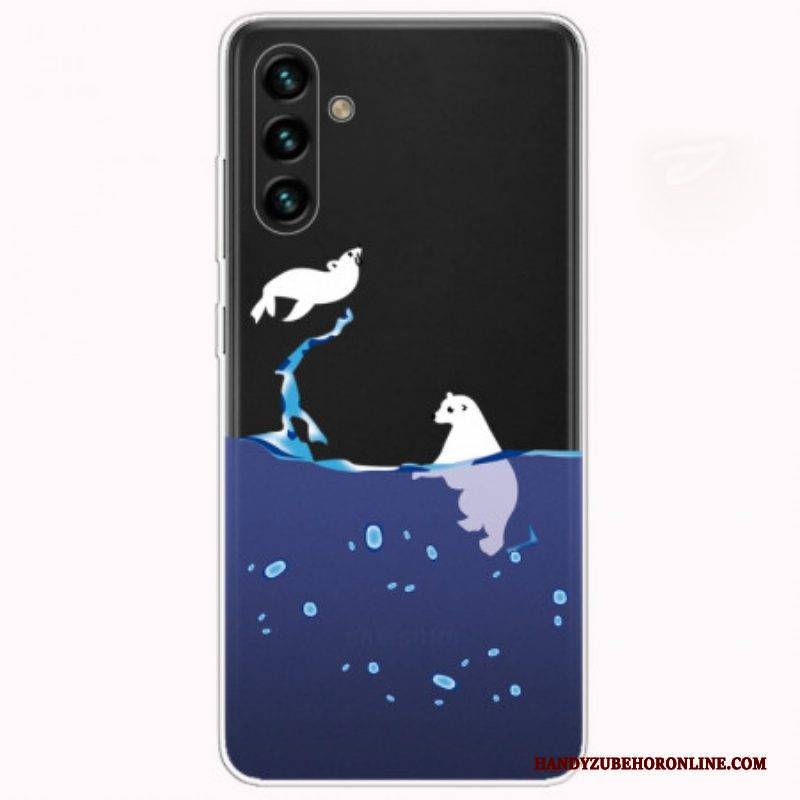 Handyhülle Für Samsung Galaxy A13 5G / A04s Meer Spiele