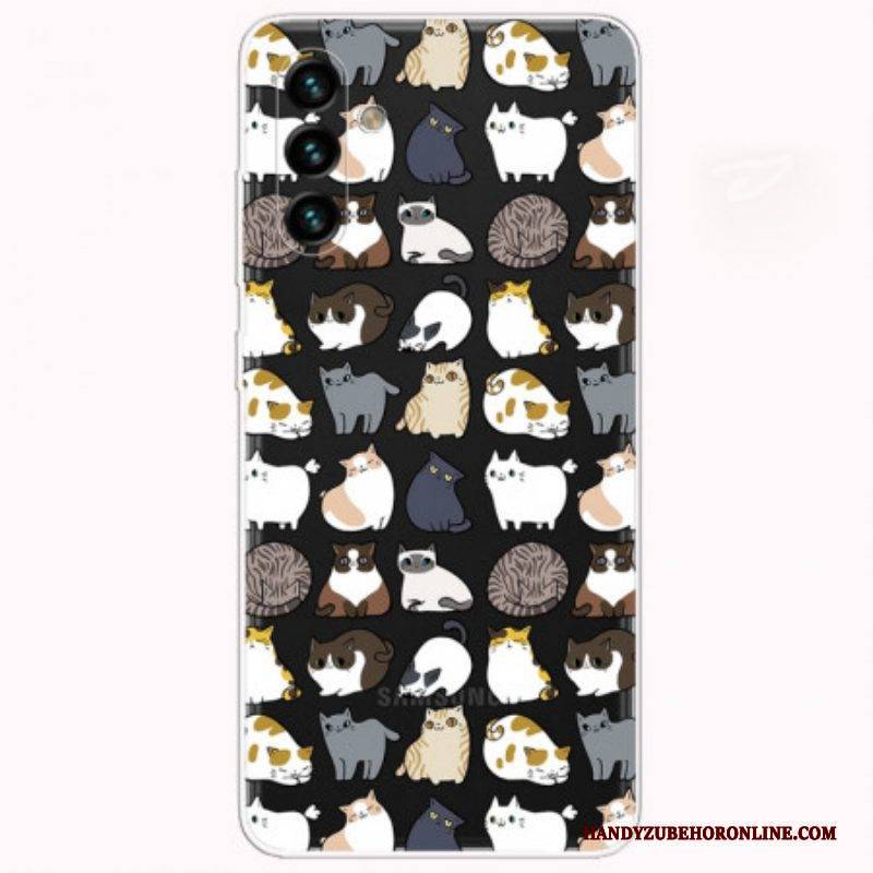Handyhülle Für Samsung Galaxy A13 5G / A04s Top Katzen