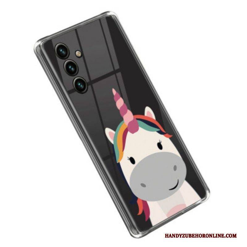 Handyhülle Für Samsung Galaxy A14 / A14 5G Einhorn Nahtlos