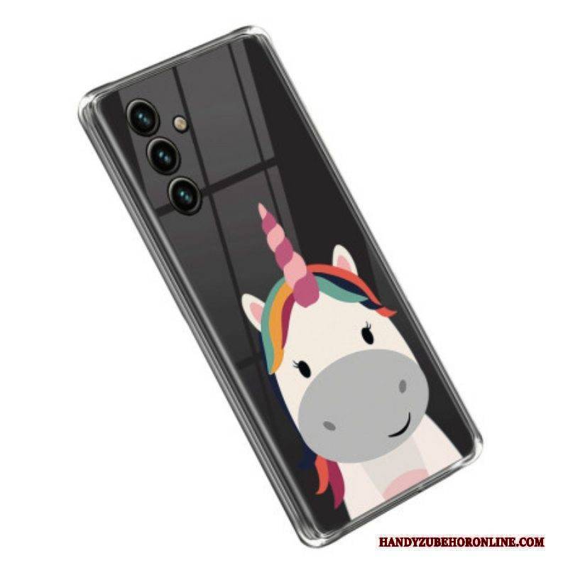 Handyhülle Für Samsung Galaxy A14 / A14 5G Einhorn Nahtlos