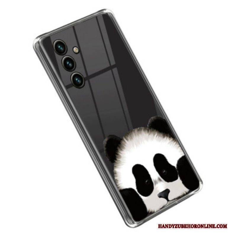 Handyhülle Für Samsung Galaxy A14 / A14 5G Transparenter Pandakopf