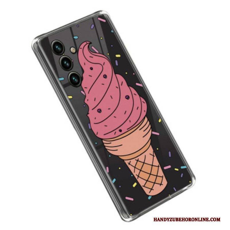 Handyhülle Für Samsung Galaxy A14 / A14 5G Transparentes Eis